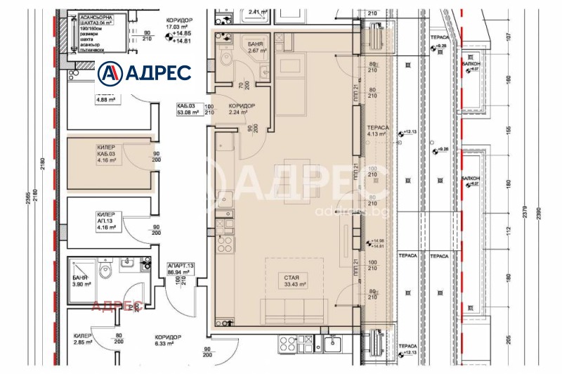 Продава 1-СТАЕН, гр. Варна, Левски 1, снимка 3 - Апартаменти - 52415145