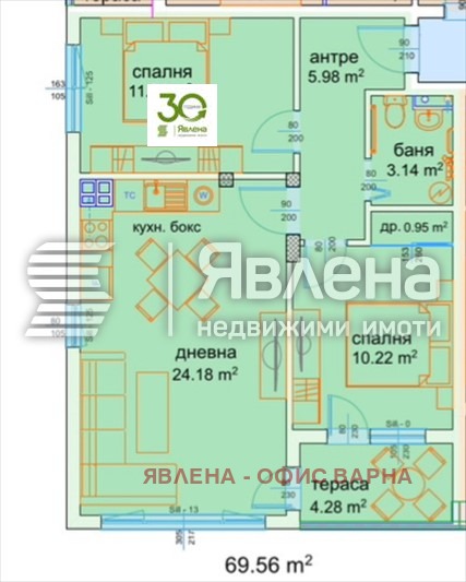 Na sprzedaż  1 sypialnia Warna , m-t Pczelina , 58 mkw | 94426009 - obraz [7]