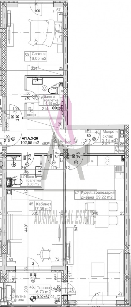 À venda  2 quartos Varna , m-t Manastirski rid , 127 m² | 68845880 - imagem [2]