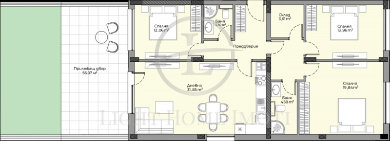 Myytävänä  3+ makuuhuone Plovdiv , Hristo Smirnenski , 191 neliömetriä | 39093602 - kuva [4]