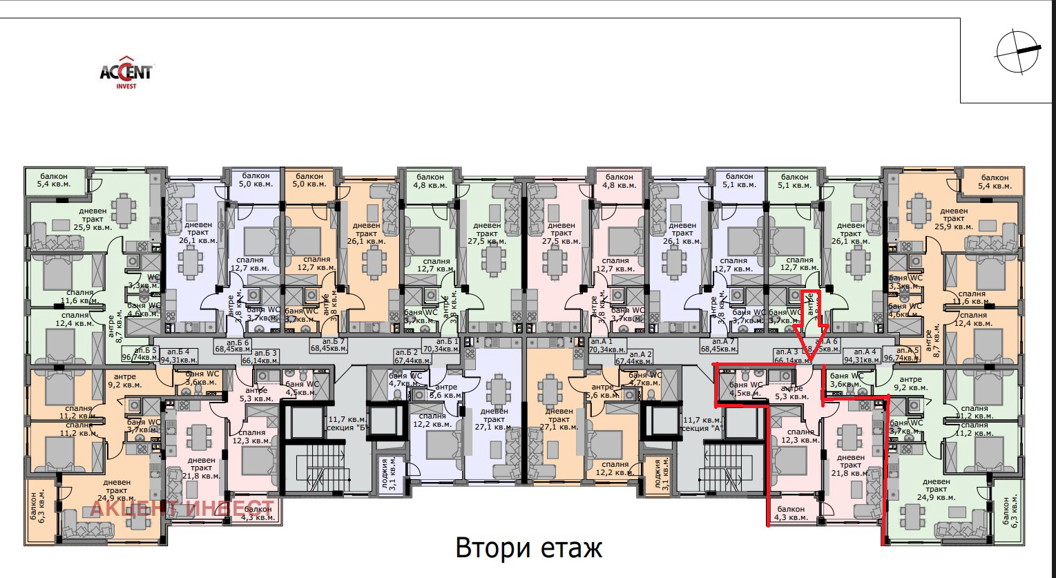 Продава 2-СТАЕН, гр. Варна, Владислав Варненчик 1, снимка 2 - Апартаменти - 55394571