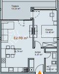 Продава 3-СТАЕН, град Варна, к.к. Чайка • 77500 € / 151576.82 лв. • 34469242 8
