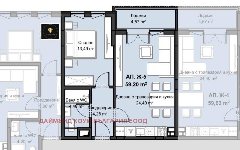 Satılık  1 yatak odası Plovdiv , Hristo Smirnenski , 76 metrekare | 71945905 - görüntü [3]