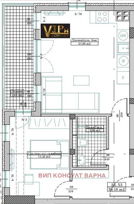Продава 2-СТАЕН, гр. Варна, Кайсиева градина, снимка 10 - Апартаменти - 55027045