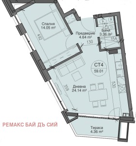 1 chambre Briz, Varna 1