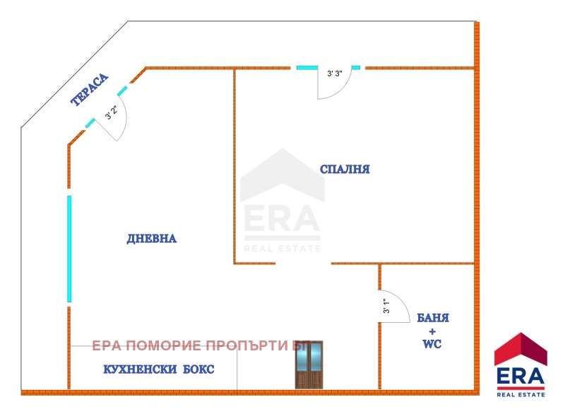 Продава 2-СТАЕН, гр. Поморие, област Бургас, снимка 13 - Апартаменти - 55725145