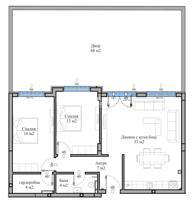 Na sprzedaż  2 sypialnie Plowdiw , Belomorski , 155 mkw | 67458585 - obraz [3]