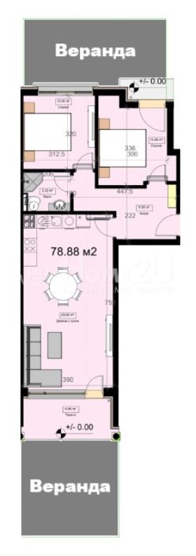 2 slaapkamers k.k. Sv.Sv. Konstantin i Elena, Varna 3