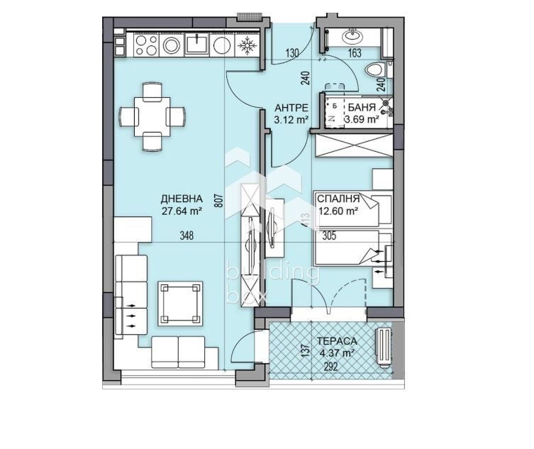 À venda  1 quarto Plovdiv , Gagarin , 70 m² | 72712728 - imagem [2]
