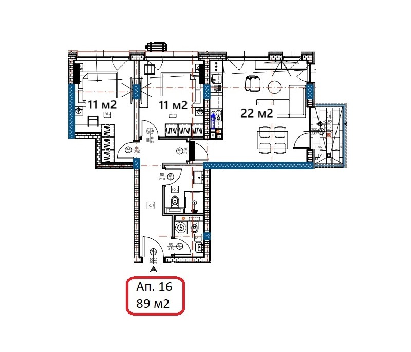 Продава  3-стаен град Варна , Левски 2 , 90 кв.м | 44387620 - изображение [3]