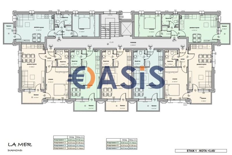 Zu verkaufen  1 Schlafzimmer region Burgas , Sweti Wlas , 57 qm | 20287969 - Bild [10]