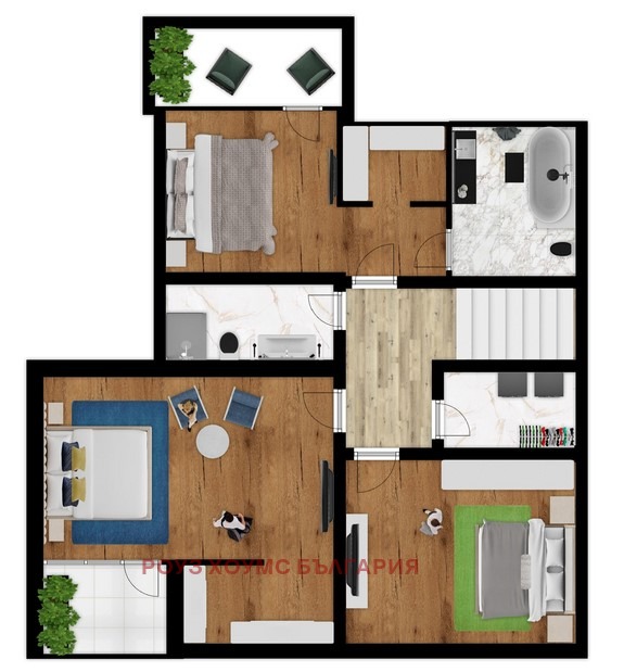 Продава КЪЩА, с. Марково, област Пловдив, снимка 6 - Къщи - 53593894