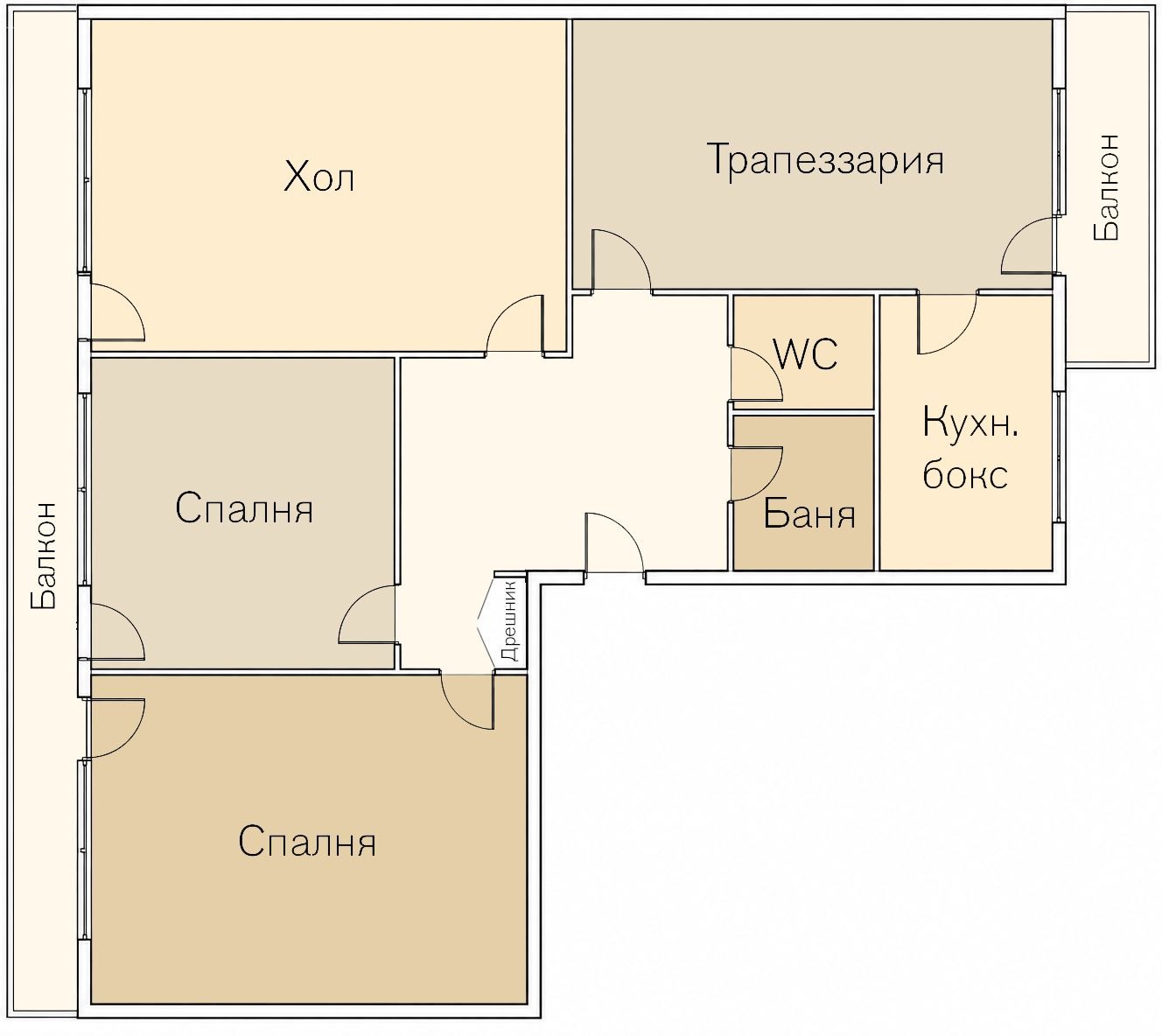 Продава 4-СТАЕН, гр. Пловдив, Христо Смирненски
