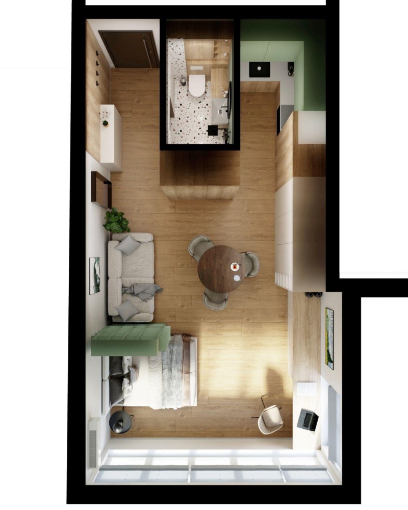 Till salu  Studio Plovdiv , Sadiiski , 48 kvm | 27105578 - bild [10]