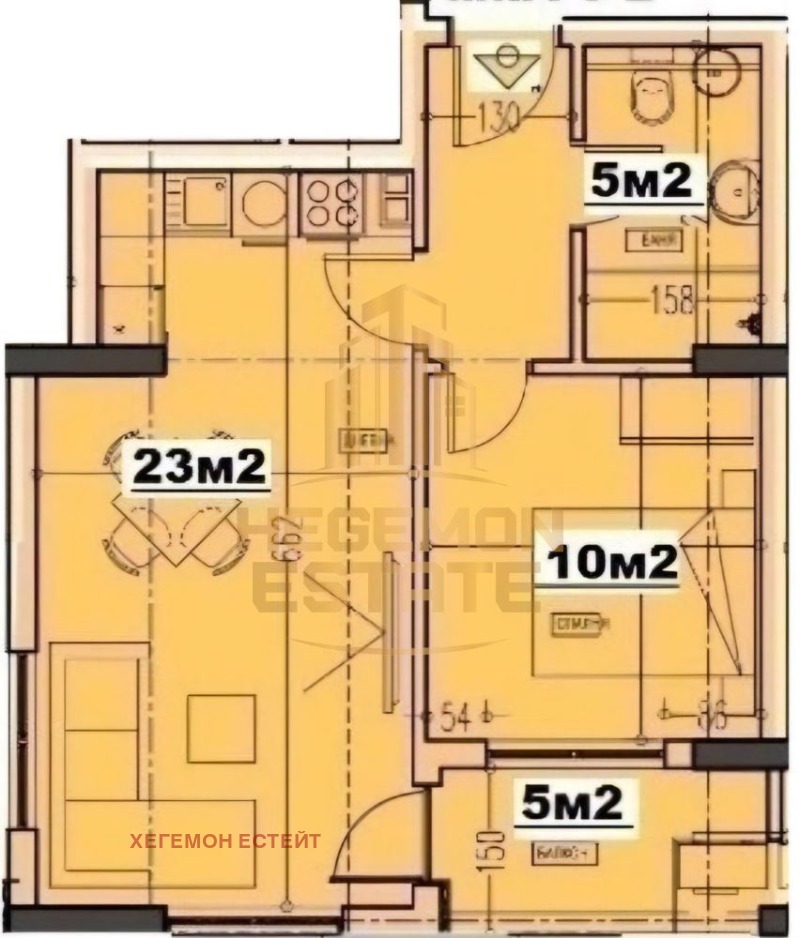 На продаж  1 спальня Варна , Левски 1 , 60 кв.м | 11767354 - зображення [2]
