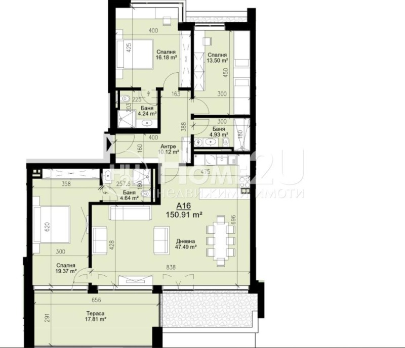 Продава 4-СТАЕН в град Варна, Бриз - 170 кв.м / 430 000 € » 841 006.90 лв., HOME2U