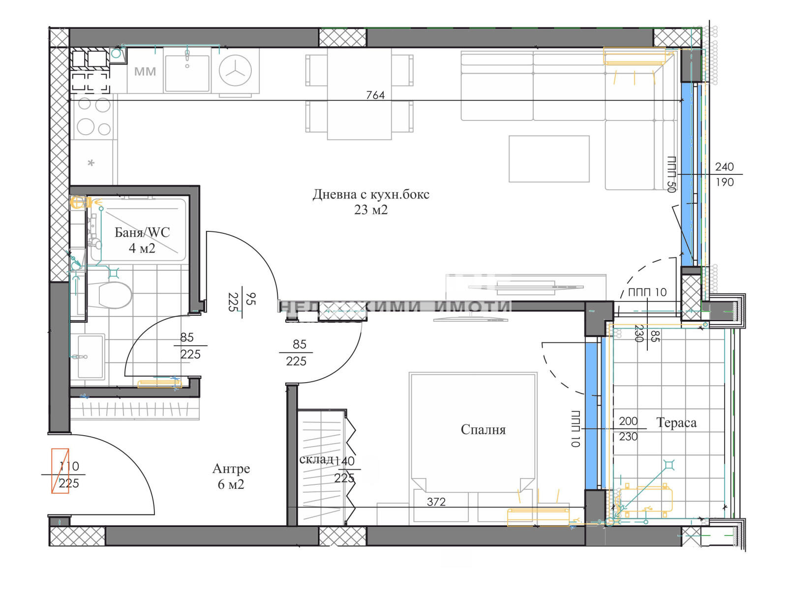 Продава 2-СТАЕН, гр. Пловдив, Кършияка, снимка 6 - Апартаменти - 56077168