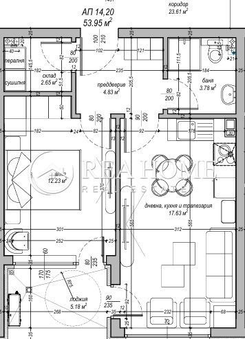 Zu verkaufen  1 Schlafzimmer Sofia , Darweniza , 66 qm | 58181887 - Bild [5]