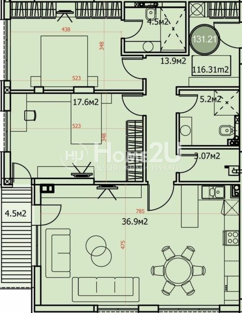 Продава 3-СТАЕН, гр. София, Драгалевци, снимка 11 - Апартаменти - 54364116