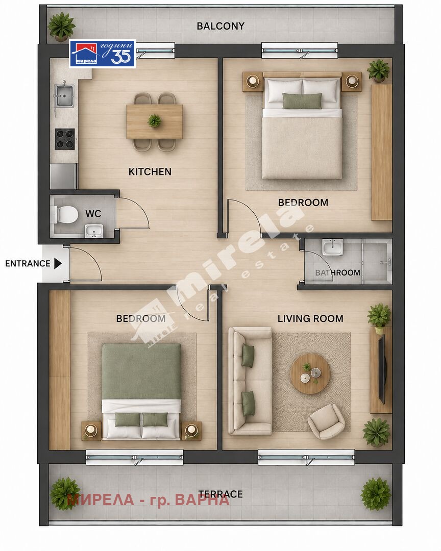 Продава 4-СТАЕН, гр. Варна, Левски 2, снимка 2 - Апартаменти - 56590514