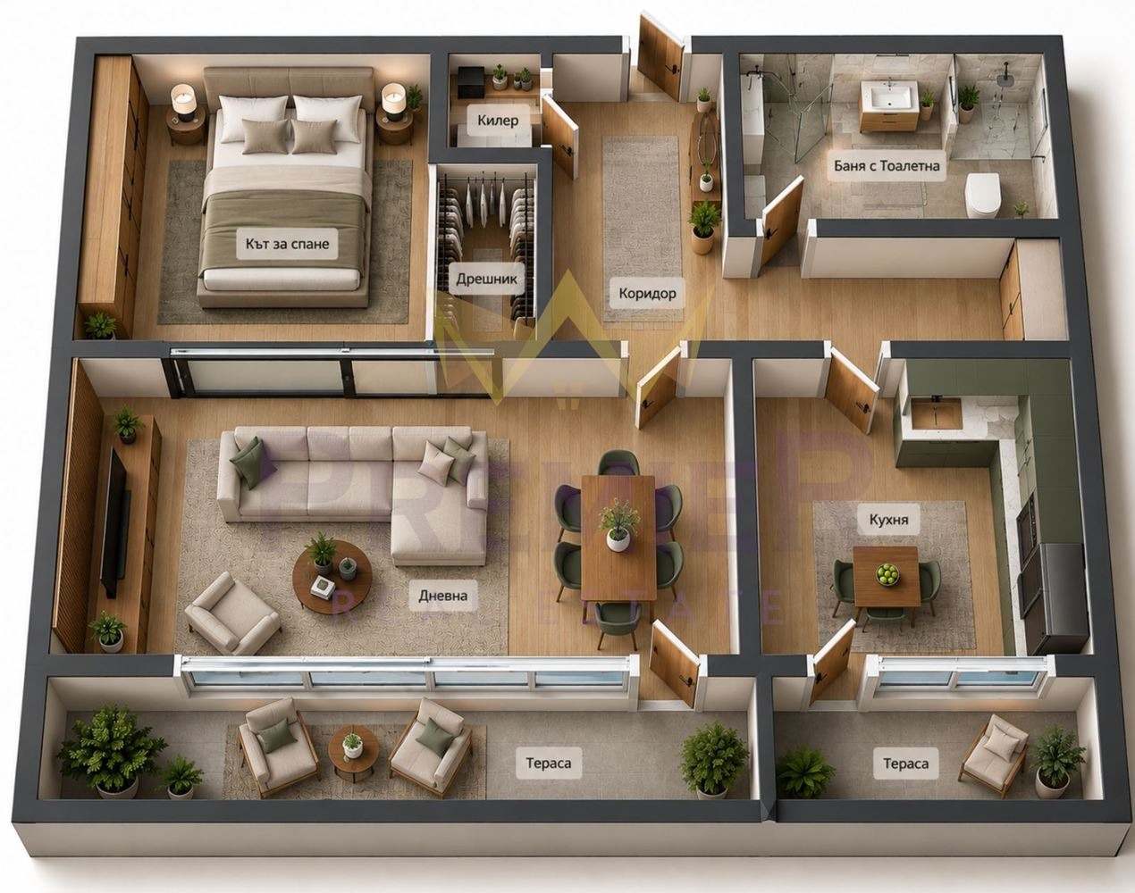 Продава 2-СТАЕН, гр. Добрич, Енергоразпределение, снимка 6 - Апартаменти - 56289309
