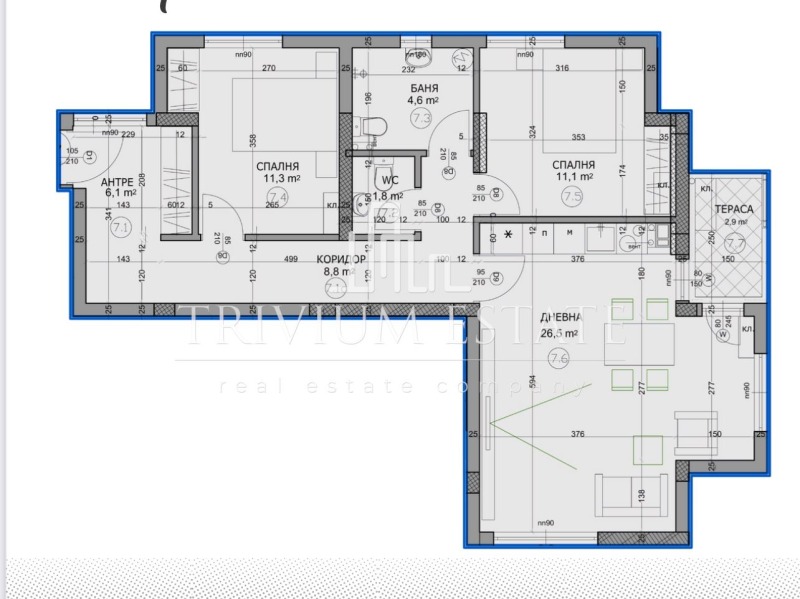 Продава 3-СТАЕН, гр. Пловдив, Христо Смирненски, снимка 3 - Апартаменти - 52523453