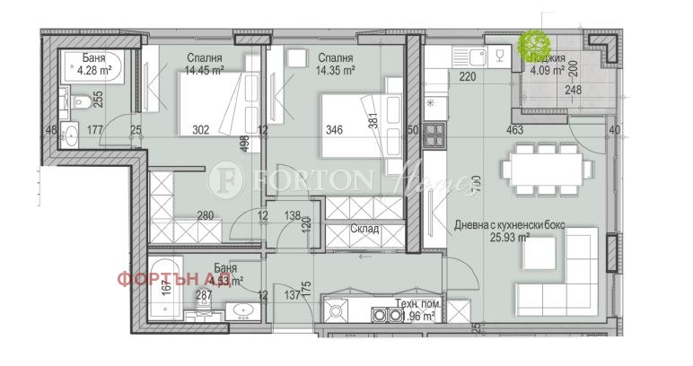 Продава 3-СТАЕН, гр. София, Кръстова вада, снимка 5 - Апартаменти - 53810951