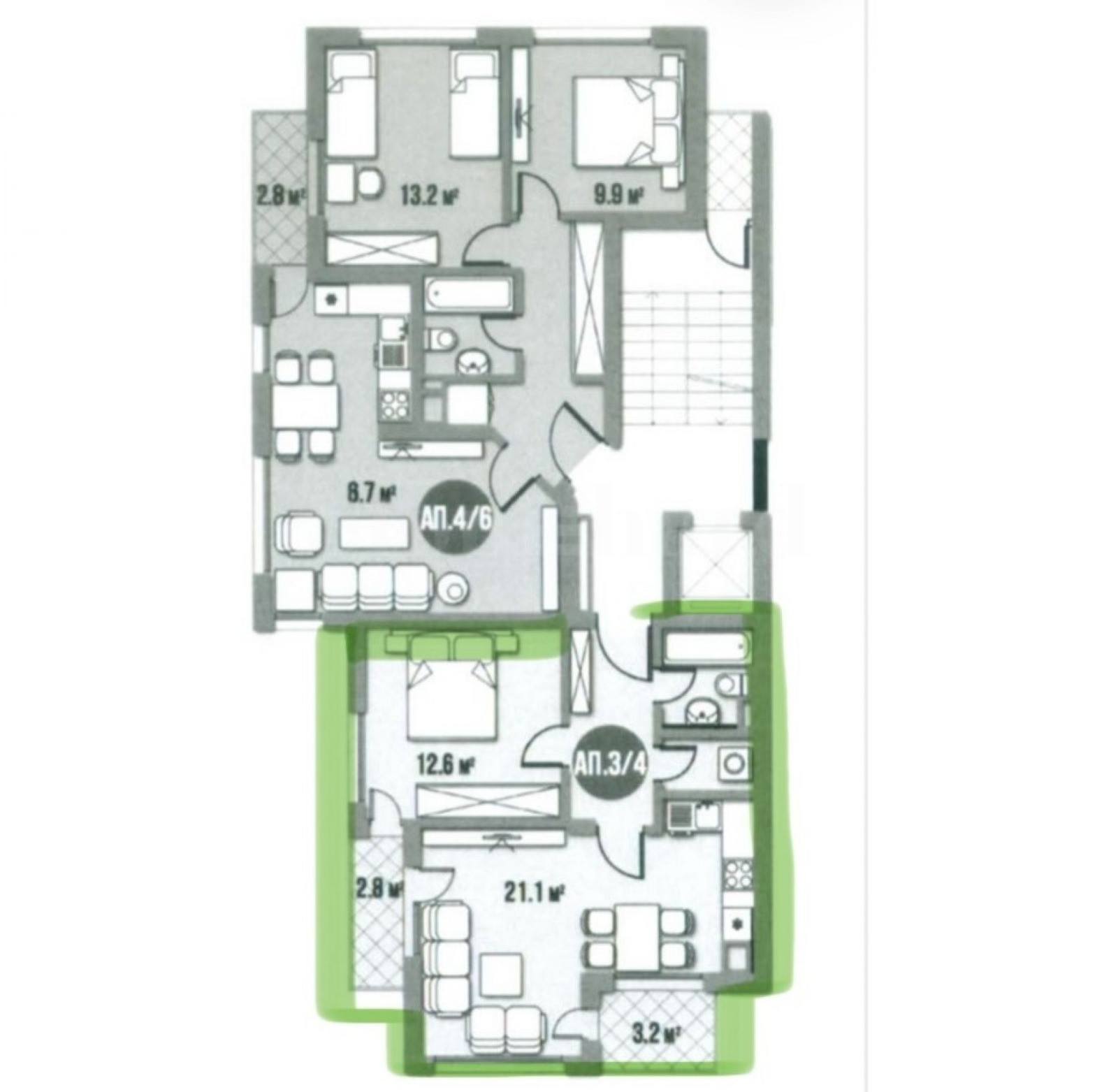 Продава 2-СТАЕН, гр. София, Кръстова вада, снимка 4 - Апартаменти - 54376482