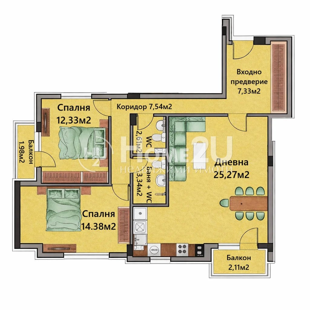 Продава 3-СТАЕН, гр. София, Люлин - център, снимка 16 - Апартаменти - 54037005