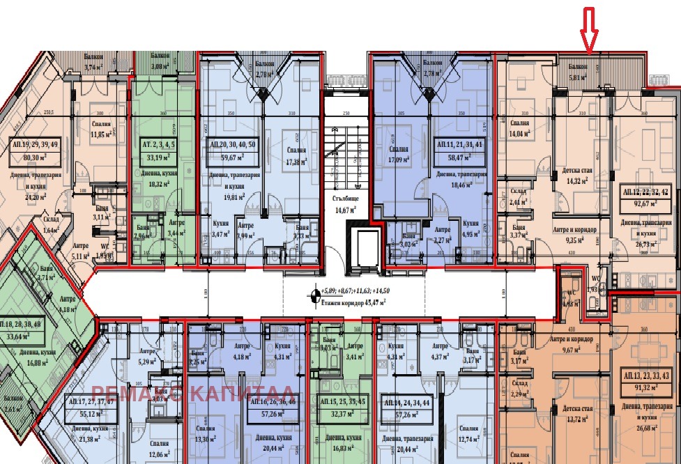 Продава 3-СТАЕН, гр. София, Обеля 1, снимка 2 - Апартаменти - 54721683
