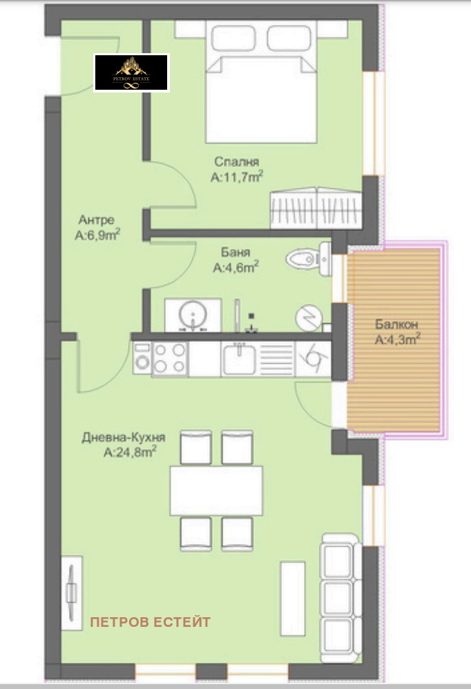 Продава 2-СТАЕН, гр. Велинград, област Пазарджик, снимка 2 - Aпартаменти - 49428056