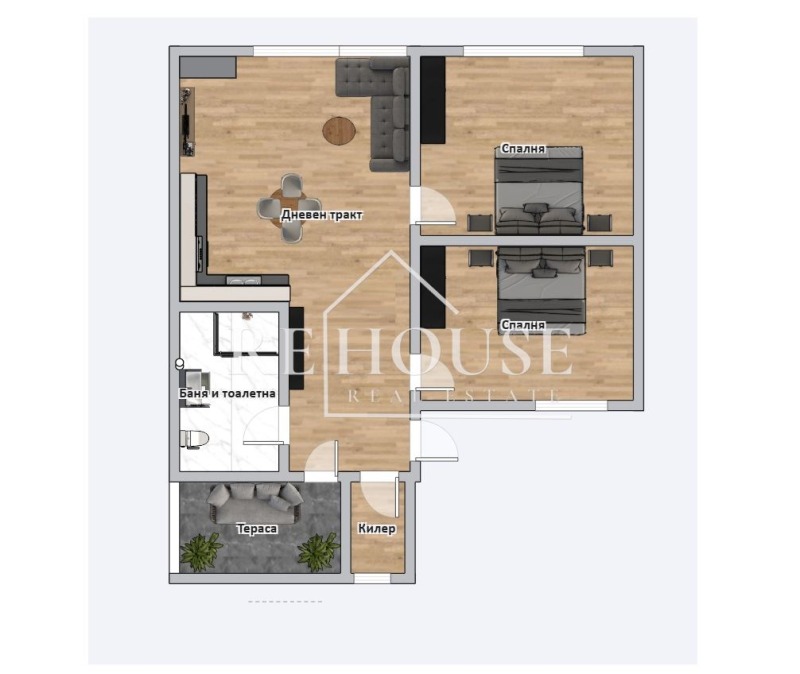 Продава 3-СТАЕН, гр. Варна, Чаталджа, снимка 10 - Апартаменти - 52826669