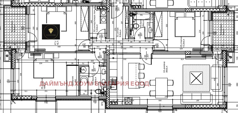 Продается  3 спальни Пловдив , Остромила , 156 кв.м | 42203129