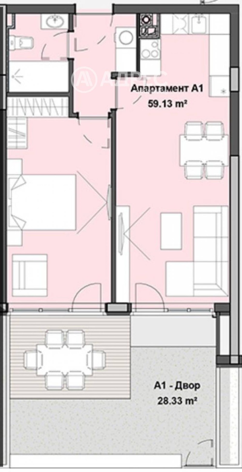 Продава 2-СТАЕН, гр. София, Кръстова вада, снимка 4 - Апартаменти - 52651566