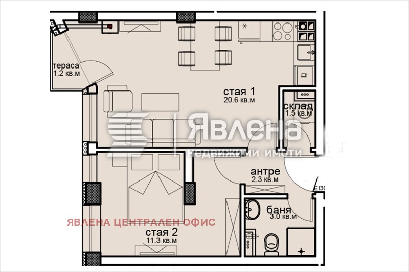 Продава 2-СТАЕН, гр. София, Витоша, снимка 2 - Апартаменти - 56538390