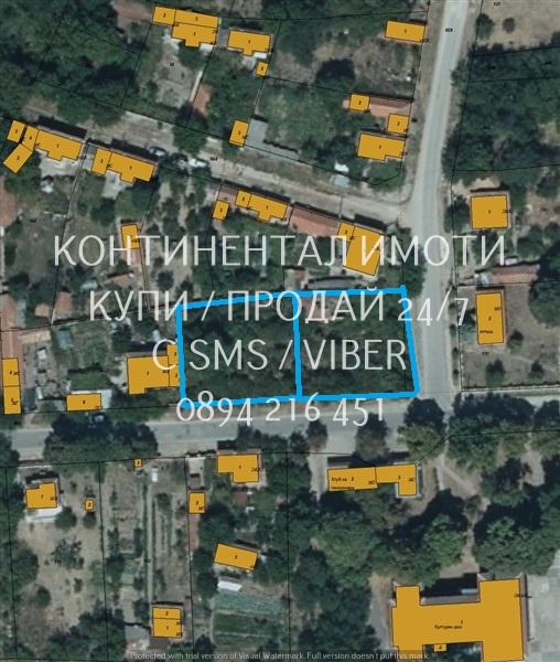 Προς πώληση  Οικόπεδο περιοχή Plovdiv , ΤΣερετελεβο , 1680 τ.μ | 36033215 - εικόνα [2]
