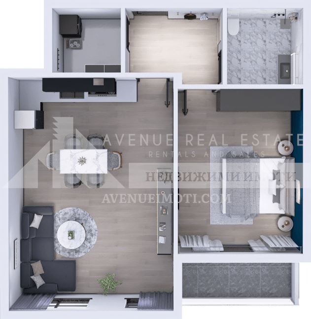 De vânzare  1 dormitor Plovdiv , Iujen , 82 mp | 33135310 - imagine [6]