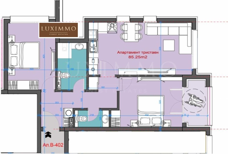 Продава  3-стаен област Благоевград , гр. Банско , 99 кв.м | 29466947 - изображение [2]