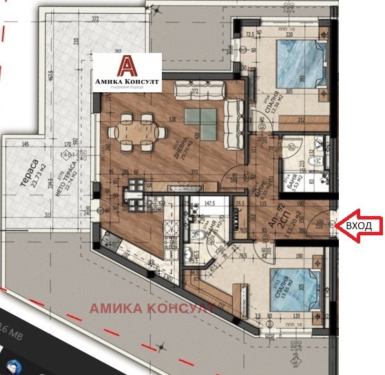 Продава 3-СТАЕН, гр. София, Полигона, снимка 16 - Апартаменти - 53911003