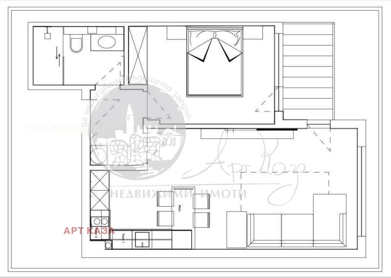 For Sale  1 bedroom Plovdiv , Vastanicheski , 73 sq.m | 62023208 - image [6]