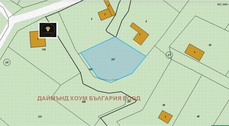 À venda  Trama região Plovdiv , Brestnik , 424 m² | 36225631 - imagem [2]