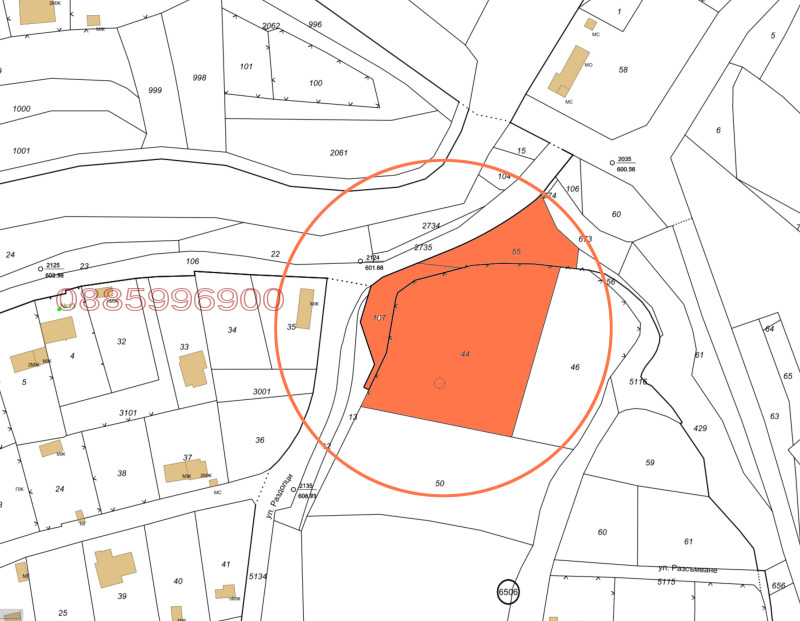 For Sale  Plot Sofia , German , 3419 sq.m | 53470939