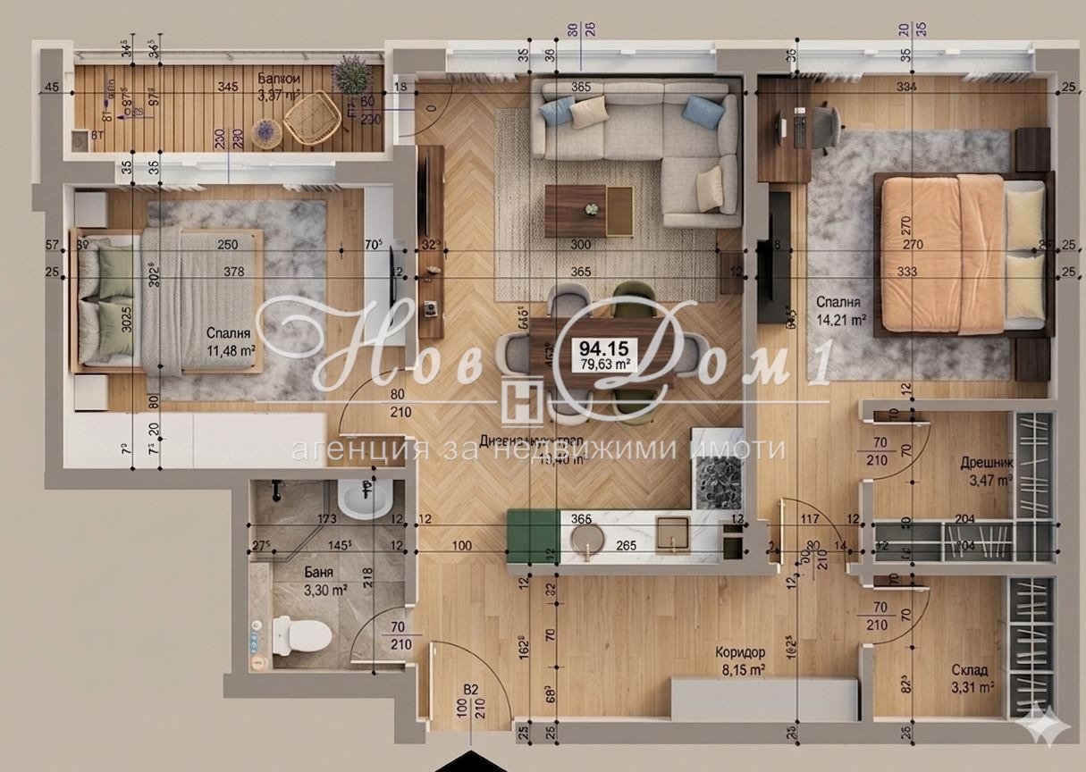 Продава 3-СТАЕН, гр. София, Лагера