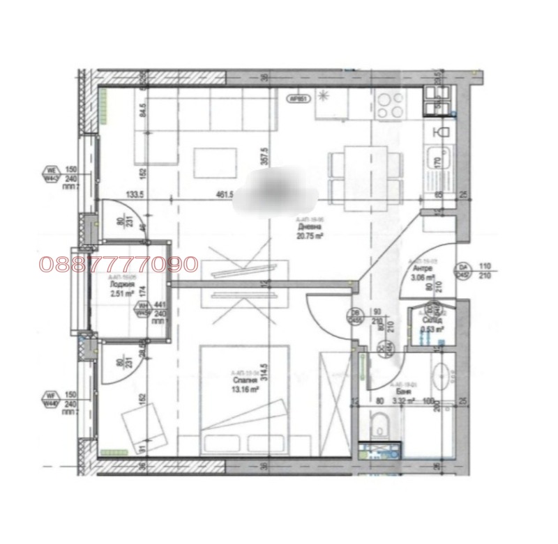 Te koop  1 slaapkamer Sofia , Levski G , 56 m² | 66495692 - afbeelding [9]