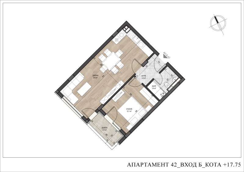 Продава 2-СТАЕН, гр. София, Манастирски ливади, снимка 2 - Апартаменти - 53518071