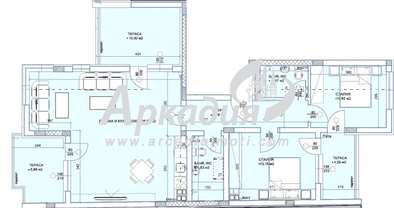 Til salg  2 soveværelser Plovdiv , Tsentar , 163 kvm | 59866207 - billede [2]