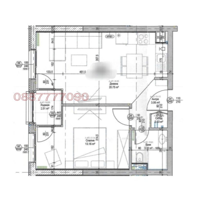 Продава 2-СТАЕН, гр. София, Левски Г, снимка 9 - Апартаменти - 54489017