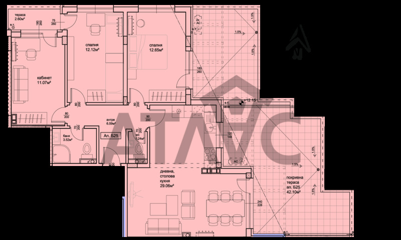 En venta  1 dormitorio Plovdiv , Jristo Smirnenski , 162 metros cuadrados | 24374697 - imagen [16]