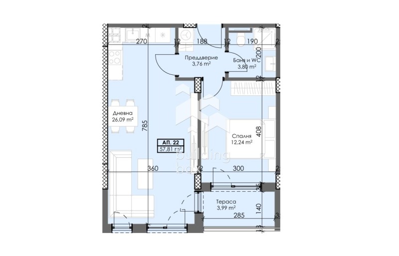 Na sprzedaż  1 sypialnia Plowdiw , Trakija , 68 mkw | 32045325 - obraz [4]