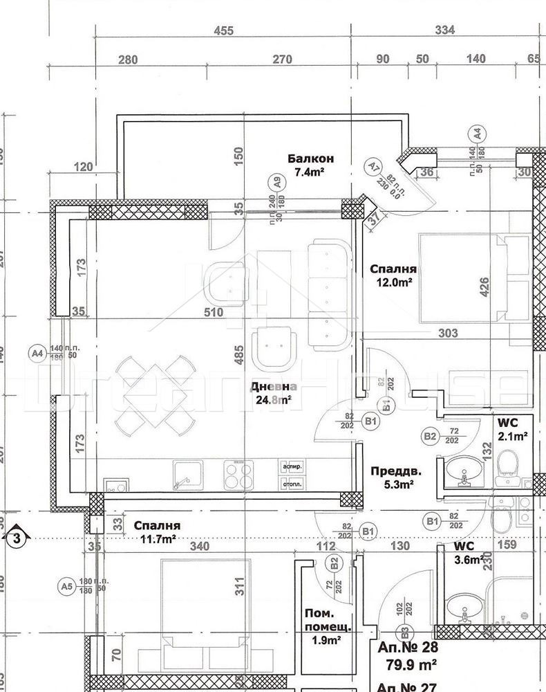 In vendita  1 camera da letto Plovdiv , Ostromila , 68 mq | 63771035 - Immagine [3]